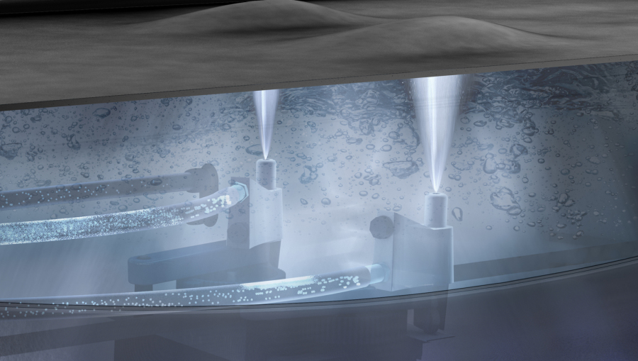 Wasserstrahl Massage